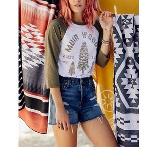 FP Parks Project Tee Muir Woods Redwood Raglan